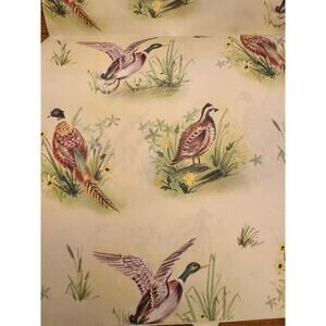 Vintage Water fowl bird wrapping paper amazing MCM